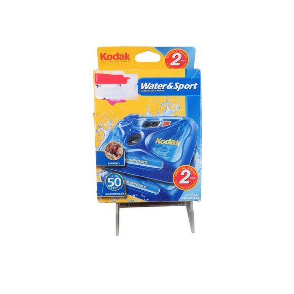 Kodak Water & Sport Rugged Disposable Cameras 2-Pack 54 Exposures Waterproof - Picture 1 of 5